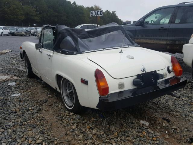 GAN6UJ210513G - 1978 MG MIDGET WHITE photo 3