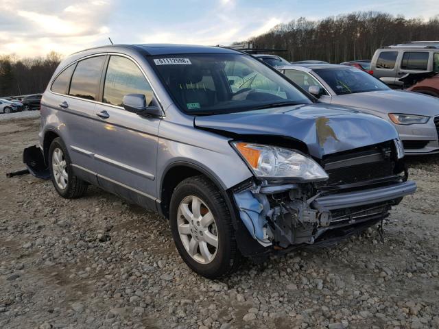 JHLRE48789C024224 - 2009 HONDA CR-V EXL BLUE photo 1