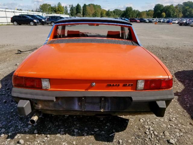 4742908311 - 1974 PORSCHE 914 ORANGE photo 6