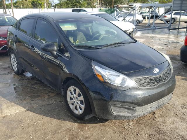 KNADM4A30E6408084 - 2014 KIA RIO LX BLACK photo 1