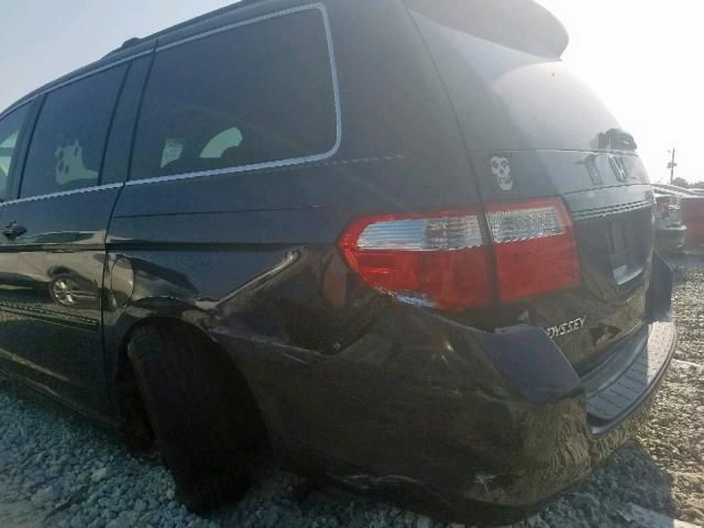 5FNRL38626B106825 - 2006 HONDA ODYSSEY EX BLUE photo 9