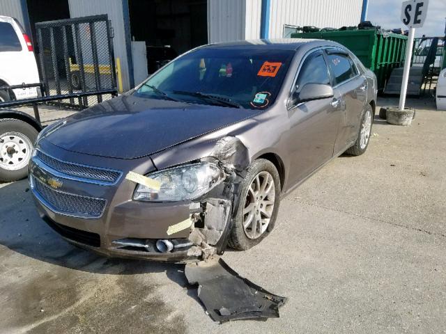 1G1ZE5E06AF221527 - 2010 CHEVROLET MALIBU LTZ ყავისფერი ფოტო 2
