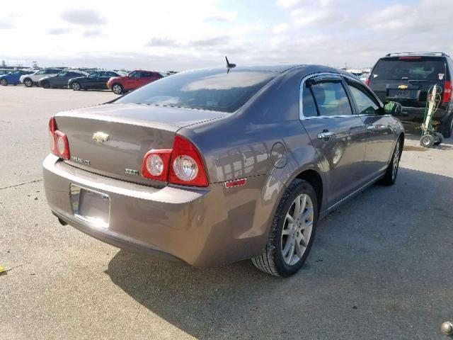 1G1ZE5E06AF221527 - 2010 CHEVROLET MALIBU LTZ ყავისფერი ფოტო 4