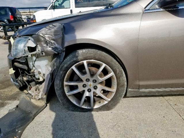 1G1ZE5E06AF221527 - 2010 CHEVROLET MALIBU LTZ ყავისფერი ფოტო 9