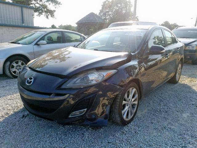 JM1BL1S58A1206306 - 2010 MAZDA 3 S BLACK photo 2