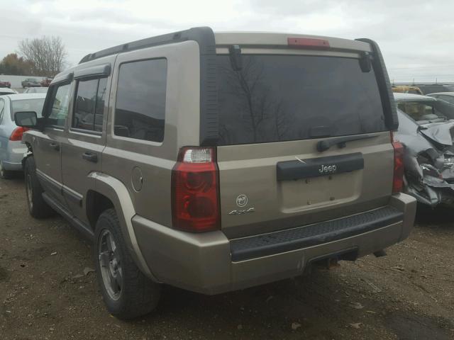 1J8HG48N66C131178 - 2006 JEEP COMMANDER BROWN photo 3