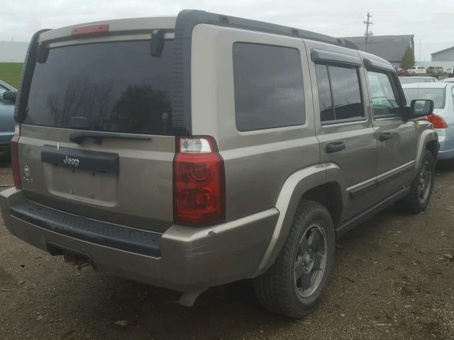 1J8HG48N66C131178 - 2006 JEEP COMMANDER BROWN photo 4