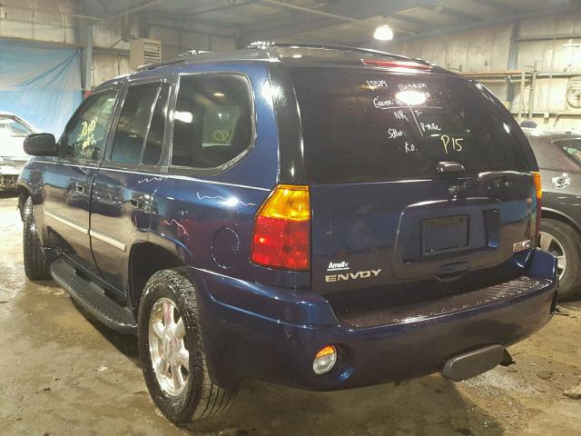 1GKDT13S472185362 - 2007 GMC ENVOY BLUE photo 3