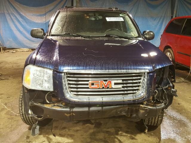 1GKDT13S472185362 - 2007 GMC ENVOY BLUE photo 9