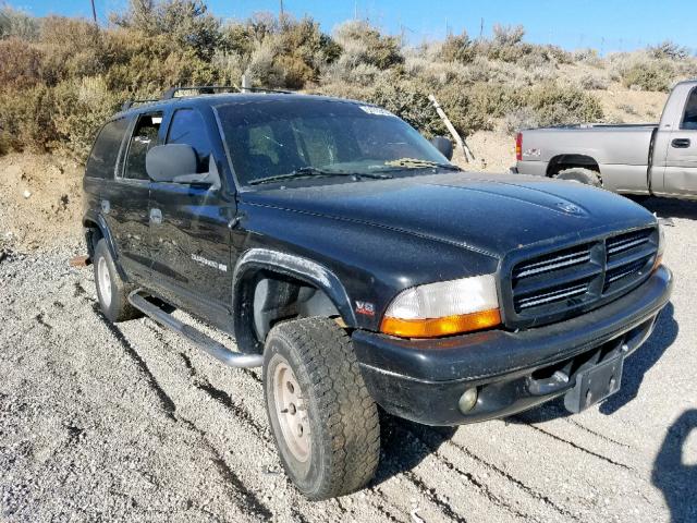 1B4HS28NXYF304516 - 2000 DODGE DURANGO BLACK photo 1