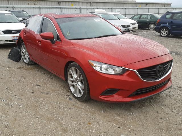 JM1GJ1V56G1404477 - 2016 MAZDA 6 TOURING RED photo 1