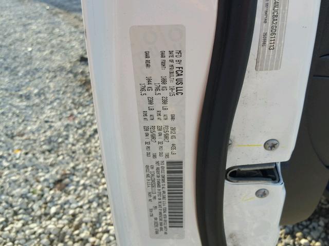 1C4NJCBA2GD611113 - 2016 JEEP COMPASS SP 白色 照片 10