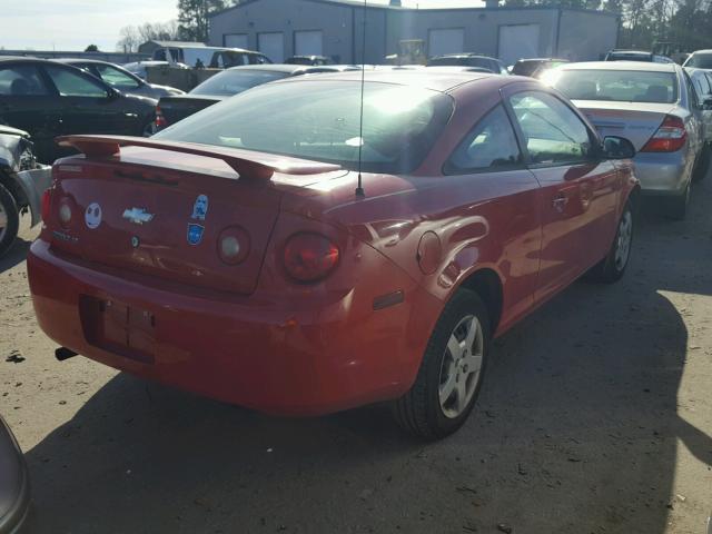 1G1AL15FX77189555 - 2007 CHEVROLET COBALT LT RED photo 4