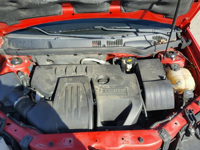 1G1AL15FX77189555 - 2007 CHEVROLET COBALT LT RED photo 7