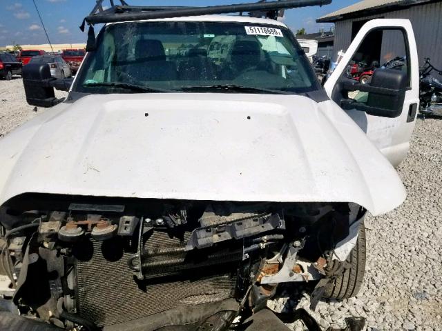 1FDBF2A63CEB55361 - 2012 FORD F250 SUPER WHITE photo 7