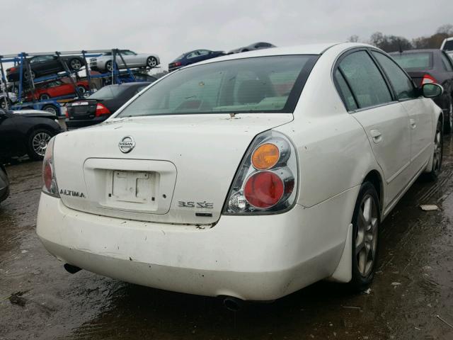 1N4BL11E74C109646 - 2004 NISSAN ALTIMA SE WHITE photo 4