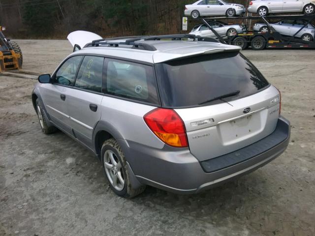 4S4BP61C767362757 - 2006 SUBARU LEGACY OUT GRAY photo 3