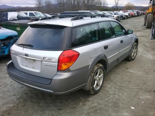 4S4BP61C767362757 - 2006 SUBARU LEGACY OUT GRAY photo 4