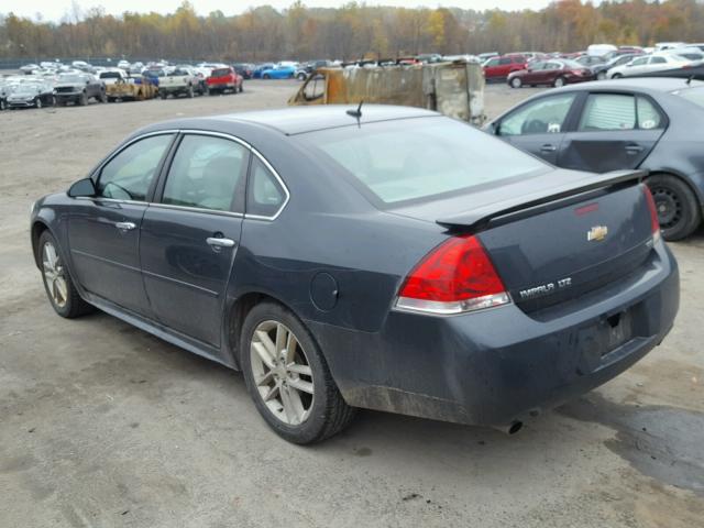 2G1WC5E38E1172301 - 2014 CHEVROLET IMPALA LIM BLUE photo 3