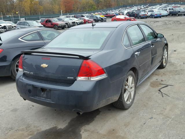 2G1WC5E38E1172301 - 2014 CHEVROLET IMPALA LIM BLUE photo 4