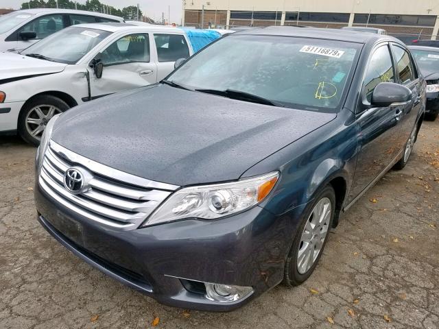 4T1BK3DB5BU388544 - 2011 TOYOTA AVALON BAS GRAY photo 2