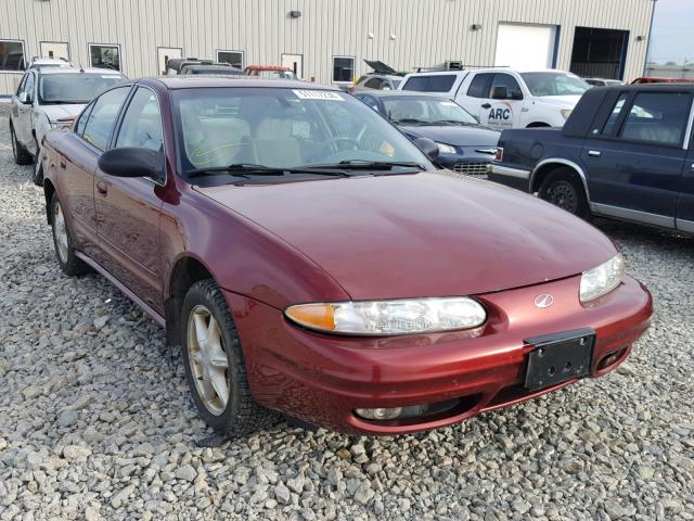 1G3NL52E63C154251 - 2003 OLDSMOBILE ALERO GL RED photo 1