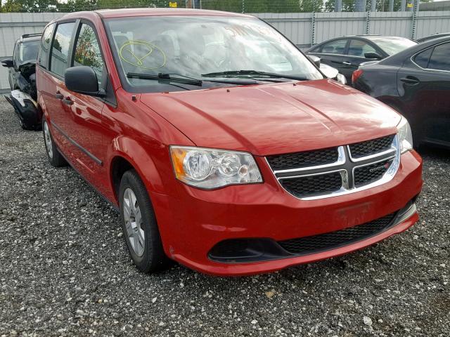 2C4RDGBG7DR543839 - 2013 DODGE GRAND CARA RED photo 1