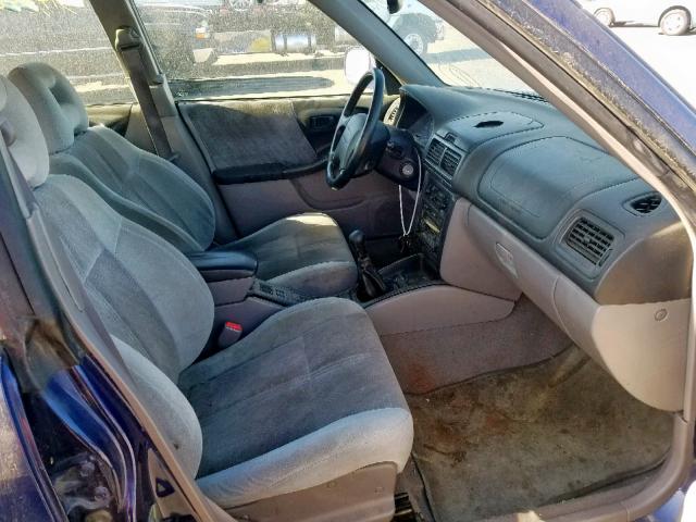 JF1SF65532G748143 - 2002 SUBARU FORESTER S BLUE photo 5