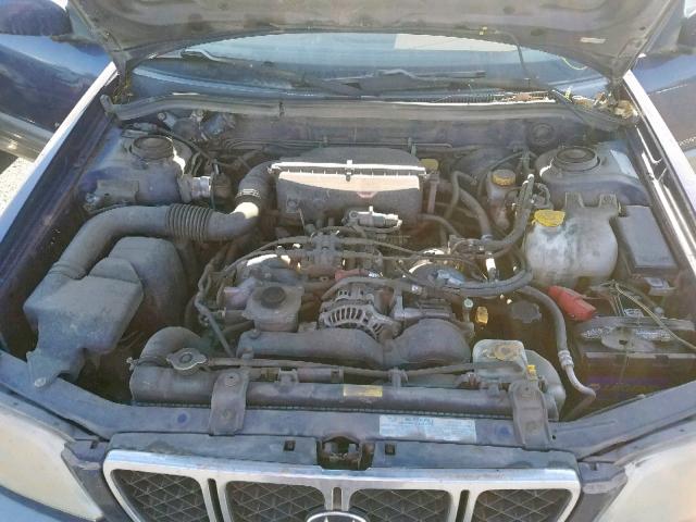 JF1SF65532G748143 - 2002 SUBARU FORESTER S BLUE photo 7