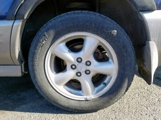 JF1SF65532G748143 - 2002 SUBARU FORESTER S BLUE photo 9