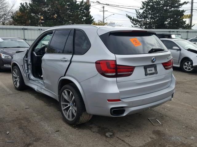 5UXKR0C59E0H27216 - 2014 BMW X5 XDRIVE3 SILVER photo 3