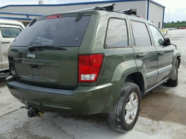 1J8GR48K47C507258 - 2007 JEEP GRAND CHER GREEN photo 4