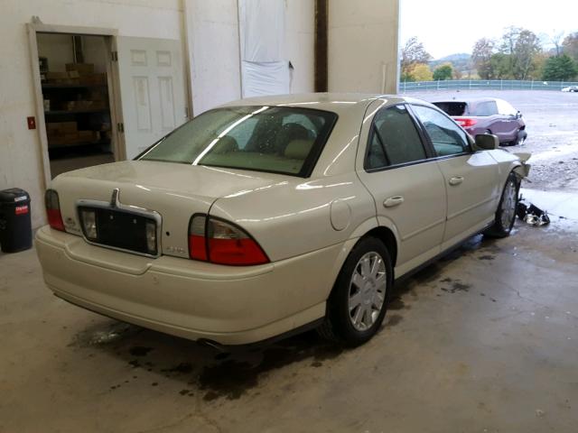 1LNHM87A25Y605257 - 2005 LINCOLN LS CREAM photo 4