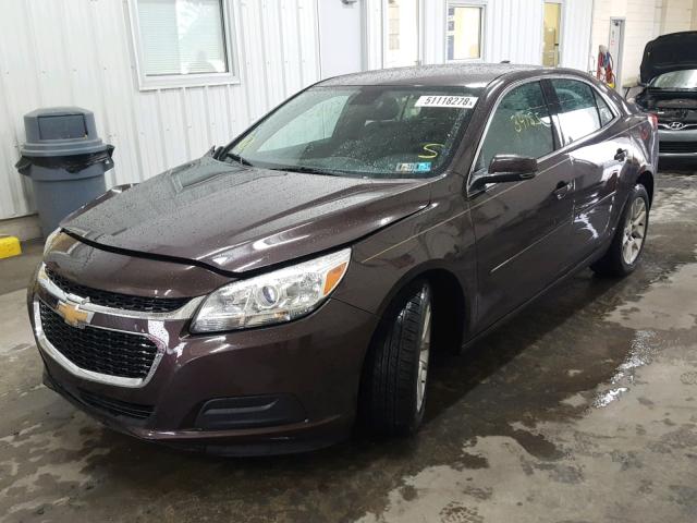 1G11C5SL3FF236883 - 2015 CHEVROLET MALIBU 1LT ყავისფერი ფოტო 2