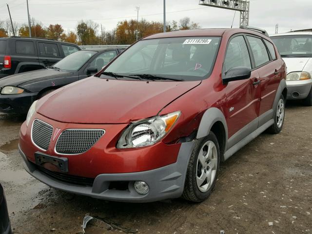 5Y2SL65836Z452336 - 2006 PONTIAC VIBE MAROON photo 2