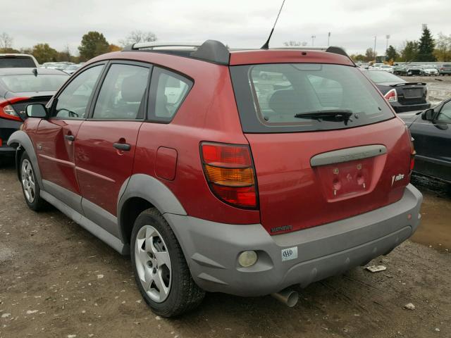 5Y2SL65836Z452336 - 2006 PONTIAC VIBE MAROON photo 3