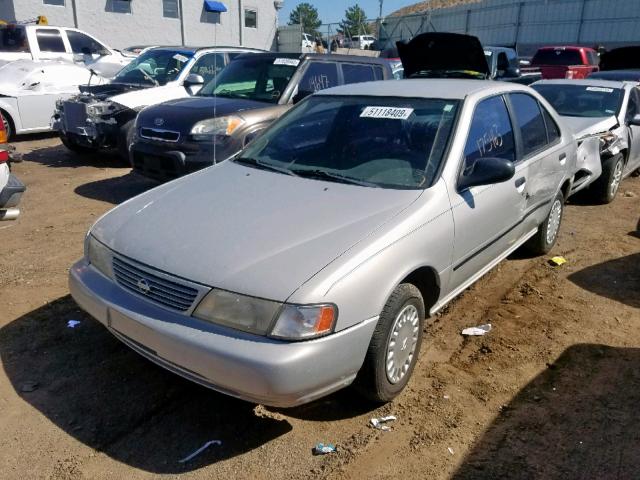 1N4AB41D0TC728868 - 1996 NISSAN SENTRA E SILVER photo 2