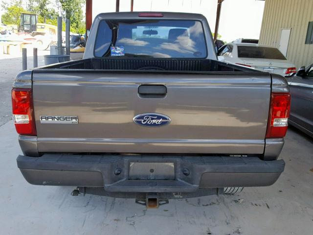 1FTKR1ED2APA70348 - 2010 FORD RANGER SUP CHARCOAL photo 6