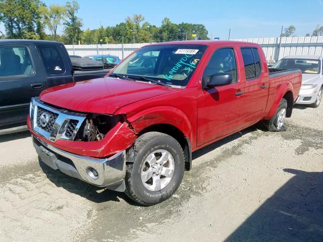 1N6AD09W49C404296 - 2009 NISSAN FRONTIER C BURGUNDY photo 2