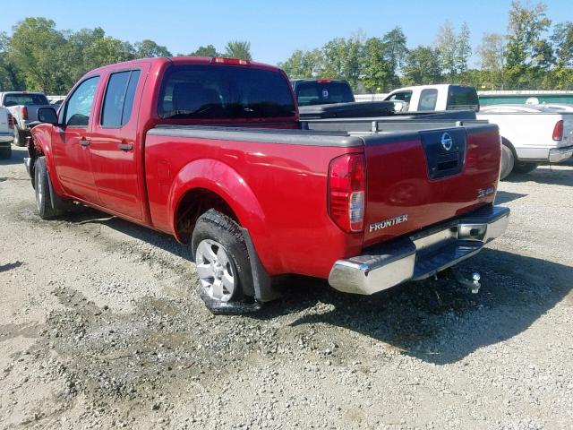 1N6AD09W49C404296 - 2009 NISSAN FRONTIER C BURGUNDY photo 3