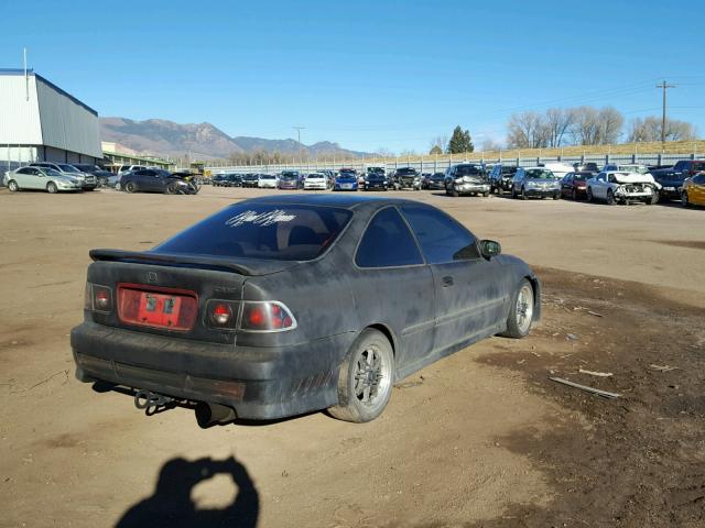 1HGEJ6123XL081575 - 1999 HONDA CIVIC DX BLACK photo 4