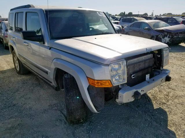 1J8HH48P57C635883 - 2007 JEEP COMMANDER SILVER photo 1