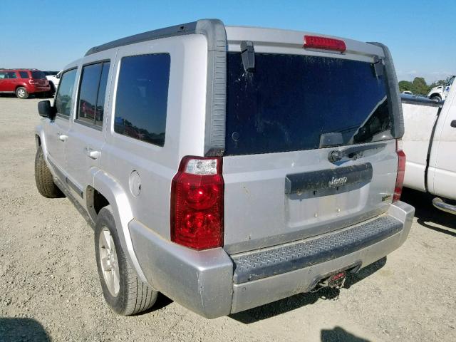 1J8HH48P57C635883 - 2007 JEEP COMMANDER SILVER photo 3