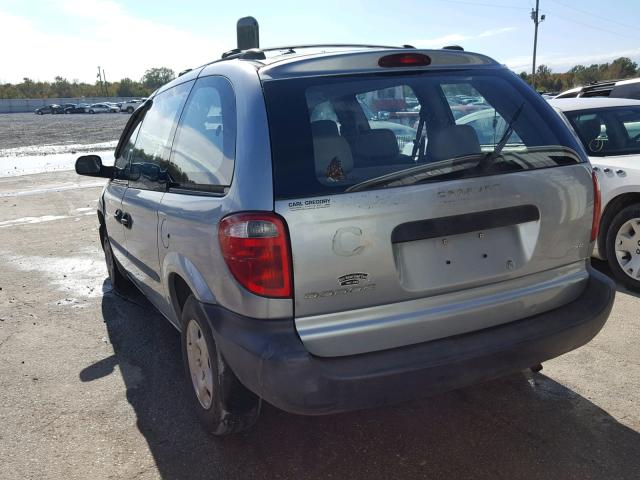 1D4GP25B03B317515 - 2003 DODGE CARAVAN SE SILVER photo 3