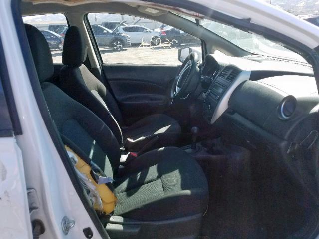 3N1CE2CP5GL362585 - 2016 NISSAN VERSA NOTE WHITE photo 5