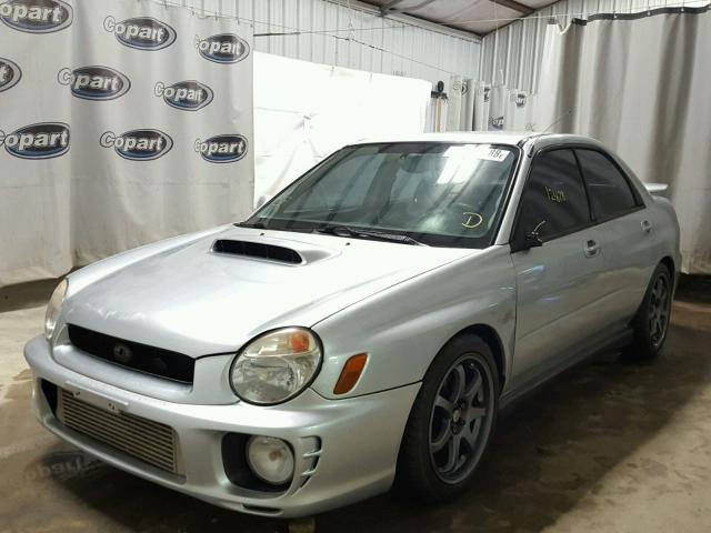 JF1GD29602G522598 - 2002 SUBARU IMPREZA WR SILVER photo 2