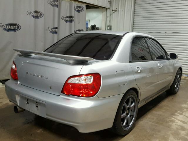 JF1GD29602G522598 - 2002 SUBARU IMPREZA WR SILVER photo 4