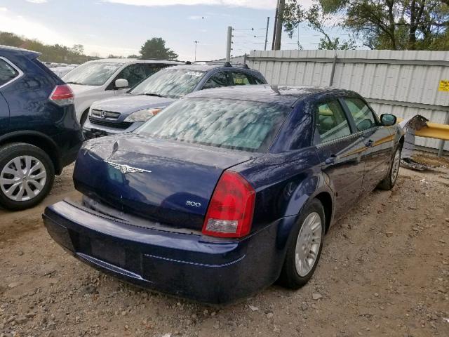 2C3JA43R35H141459 - 2005 CHRYSLER 300 BLUE photo 4