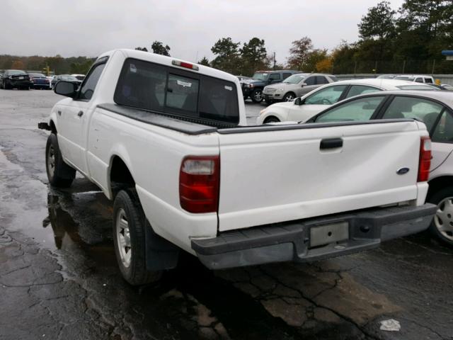 1FTYR10U93PA65846 - 2003 FORD RANGER WHITE photo 3