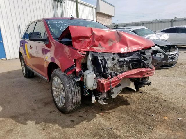 2FMDK3JC9ABA68122 - 2010 FORD EDGE SEL RED photo 1